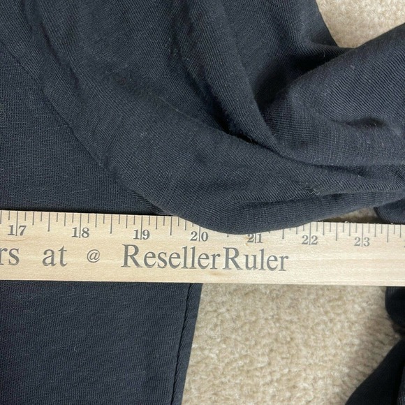 Nation LTD Elisa Dress Womens Size Small Black Puff Sleeve Easy Fit Stretch - Picture 7 of 10